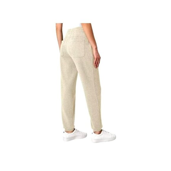 NEW Mondetta Women's S Heathered Fleece Jogger Pants Relaxed Fit Beige - Picture 2 of 9